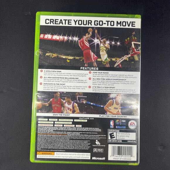 NBA Live 08 Xbox 360 Game - Picture 3 of 3